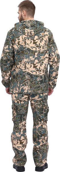 Изображение товара Костюм для охоты и рыбалки УРСУС Турист 2 кмф Сетка серый Твил Пич / КОС668 (р.48-50, 182-188)