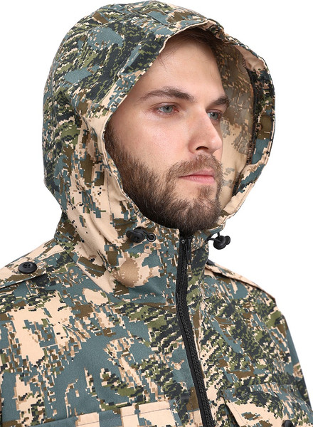 Изображение товара Костюм для охоты и рыбалки УРСУС Турист 2 кмф Сетка серый Твил Пич / КОС668 (р.48-50, 182-188)