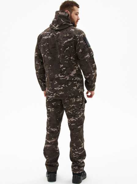 Изображение товара Костюм для охоты и рыбалки УРСУС Вепрь кмф Мультикам черный Полофлис / КОС619 (р.48-50, 182-188)