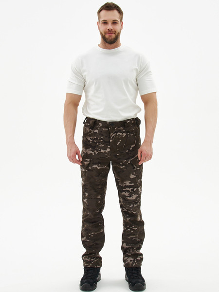 Изображение товара Костюм для охоты и рыбалки УРСУС Вепрь кмф Мультикам черный Полофлис / КОС619 (р.48-50, 182-188)