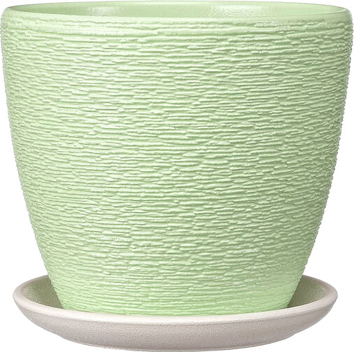 Изображение товара Вазон Композит Гнездо Крокус №4 / КС-К4-265-01 (4.2л, зеленый)