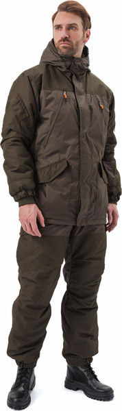 Изображение товара Костюм для охоты и рыбалки УРСУС Геркон хаки/темно-оливковый ПолиИтали/Кошачий / КОС448 (р.52-54, 182-188)