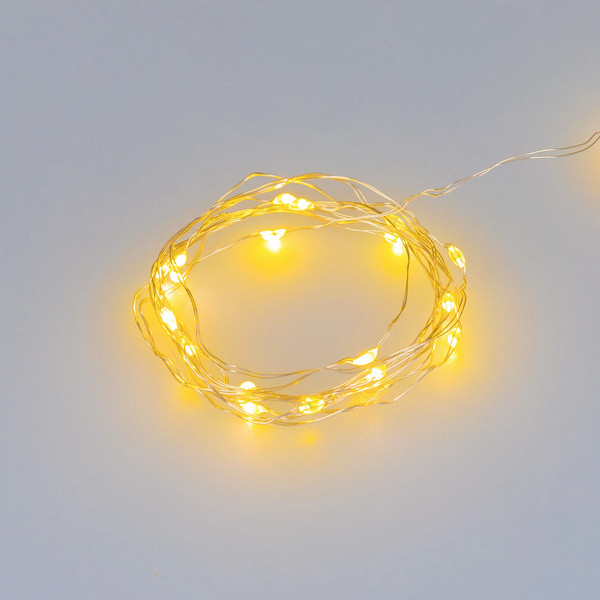 Изображение товара Светодиодная гирлянда Arlight ARD-DEW-HOME-2000-CLEAR-20LED-STD Yellow / 048703