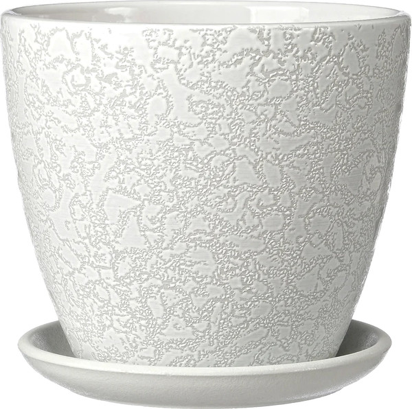 Изображение товара Вазон Композит Маджента Крокус №4 / КC-К4-250-03 (4.2л, белый)