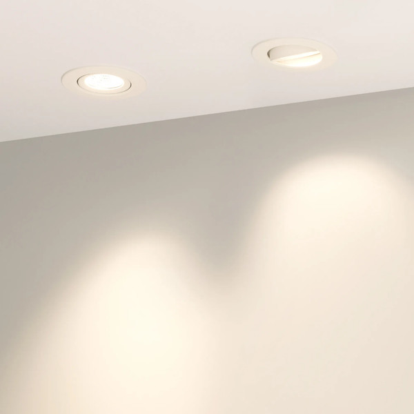 Изображение товара Точечный светильник Arlight LTD-POLAR-TURN-R80-5W Warm3000 WH 36deg / 032857