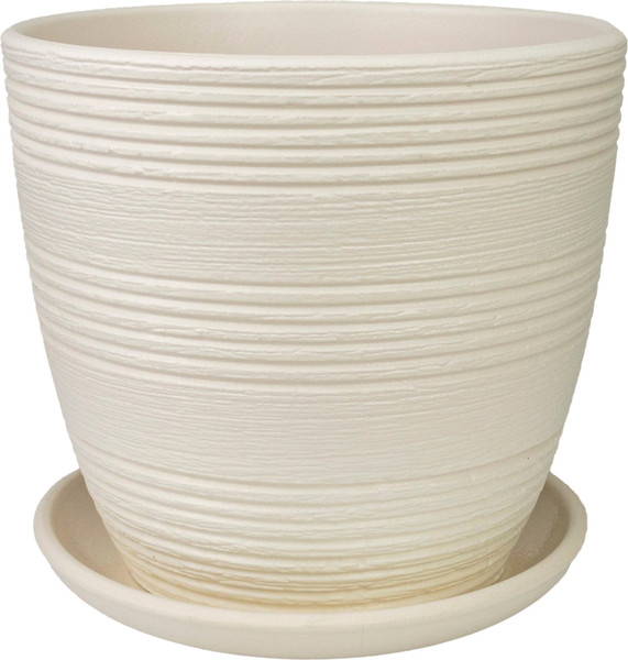 Изображение товара Вазон Композит Халва Крокус №4 / КС-К4-200-03 (4.2л, белый)