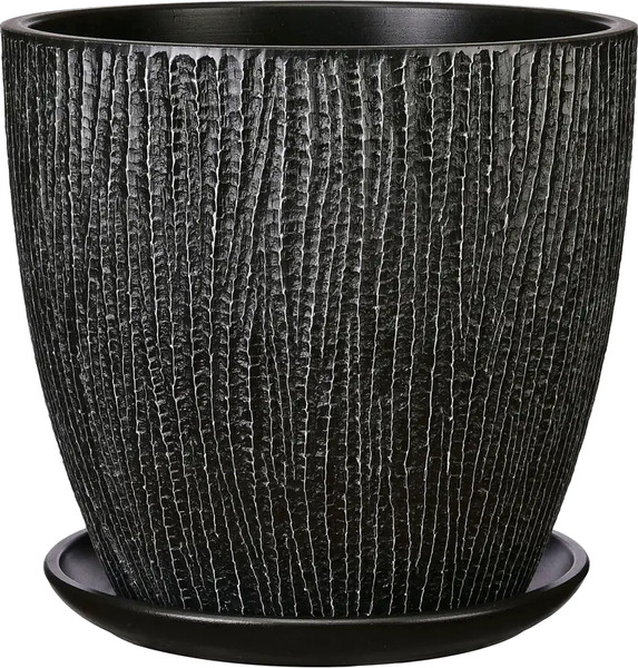 Изображение товара Вазон Композит Гамбург №7 / КЗ-Б7-301-15 (13л, черный бутон)