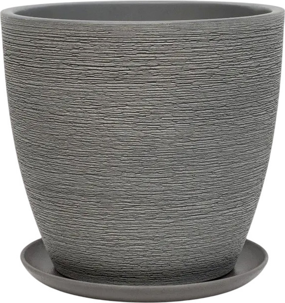 Изображение товара Вазон Композит Гнездо №6 / КС-Б6-265-22 (8л, серый бутон)