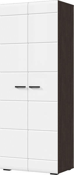 Изображение товара Шкаф Стендмебель Либерти ШК 02 (мдф белый глянец/венге)