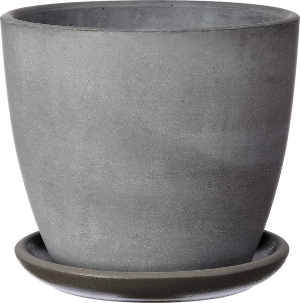 Изображение товара Вазон Композит Грэй №6 / КБ-Б6-251-22 (8л, серый бутон)