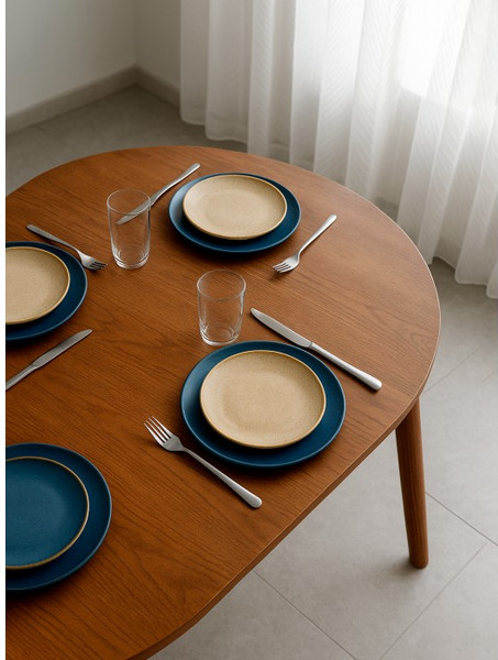 Изображение товара Обеденный стол Woodville Турин 80-160х80 / 619693 (миланский орех)