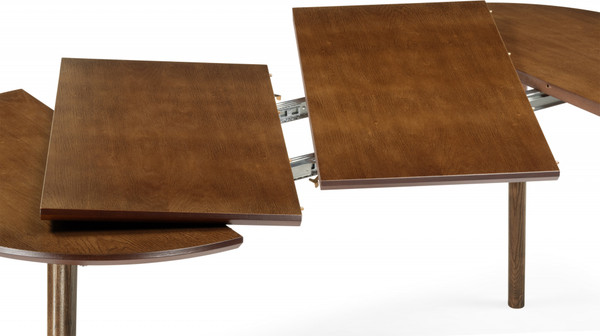 Изображение товара Обеденный стол Woodville Турин 80-160х80 / 619693 (миланский орех)