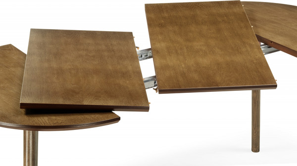 Изображение товара Обеденный стол Woodville Турин 80-160х80 / 619691 (орех)