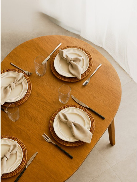 Изображение товара Обеденный стол Woodville Турин 80-160х80 / 619691 (орех)