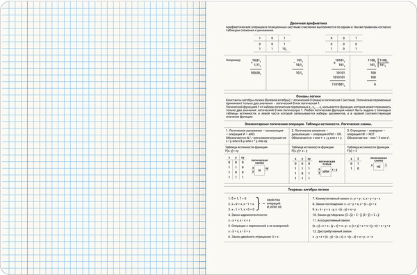 Изображение товара Тетрадь предметная Brauberg Даты. Информатика / 405128 (48л)