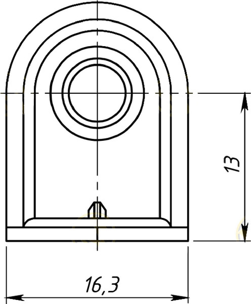 Изображение товара Кронштейн крепежный Металлист МК-1 20x20 (10шт, цинк)
