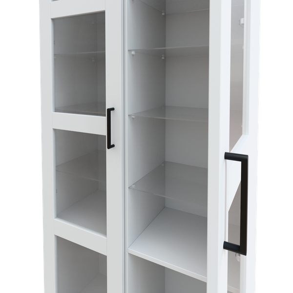 Изображение товара Шкаф с витриной Mio Tesoro Нави с витриной 2.15.16.090.1 (белый)