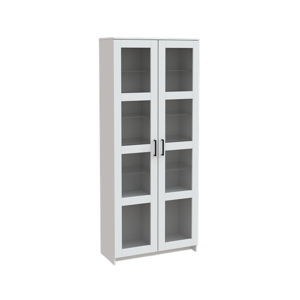 Изображение товара Шкаф с витриной Mio Tesoro Нави с витриной 2.15.16.090.1 (белый)