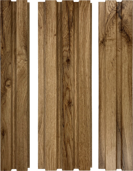 Изображение товара Реечная панель STELLA МДФ Beats Light Дуб Крафт (2700x119x16мм)