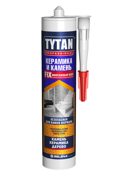 Изображение товара Клей Tytan Professional Монтажный Керамика и камень 16134 (310мл)