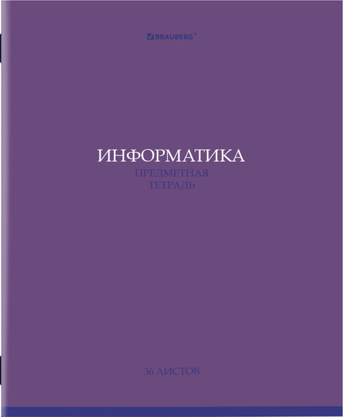 Изображение товара Тетрадь предметная Brauberg Колор. Информатика / 405075 (36л)