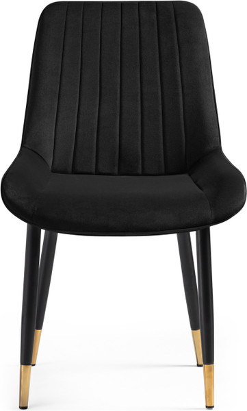 Изображение товара Стул Woodville Seda-1 / 15295 (black/gold/black)