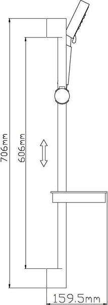Изображение товара Душевой гарнитур Potato P9025