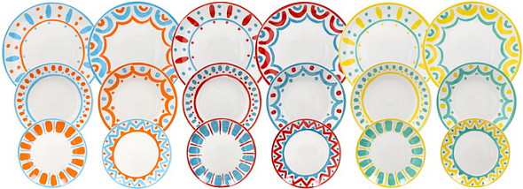 Изображение товара Набор тарелок Tognana Madison Vietri MC07018M264