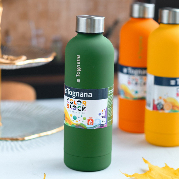 Изображение товара Бутылка для воды Tognana Cottura Color Block V54BT02BLOC (зеленый)