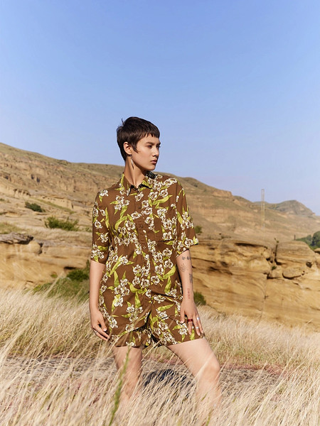 Изображение товара Рубашка Mark Formelle 112855/1 (р.170-84-90, цветы на кенгуру)