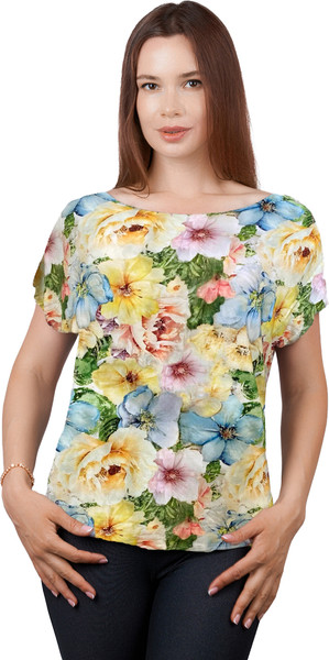 Изображение товара Джемпер Verally 434-1 (р.170,176-96-102, пионы)