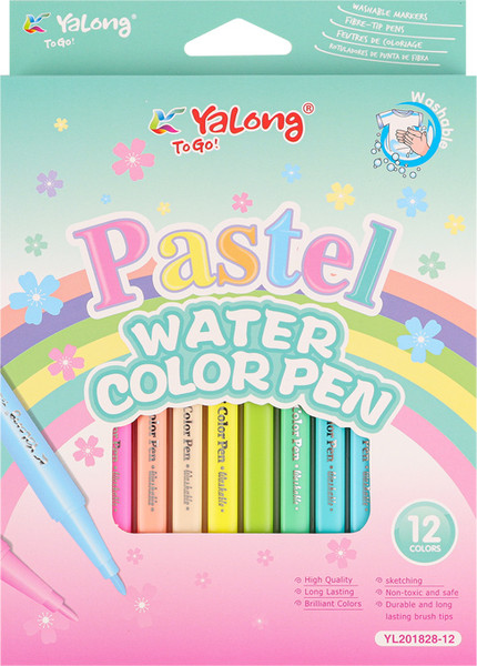 Изображение товара Фломастеры Yalong YL201828-12 (12цв)