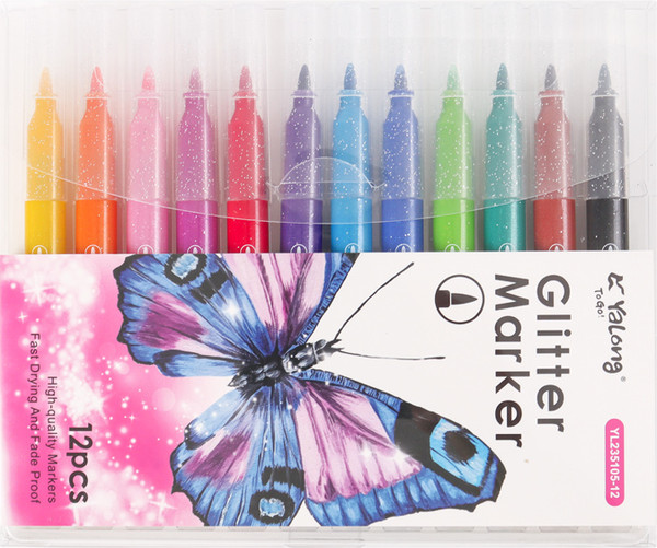 Изображение товара Фломастеры Yalong YL235105-12 (12цв)