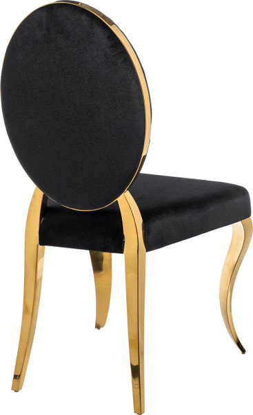 Изображение товара Стул Woodville Odda / 11643 (черный/золотой)