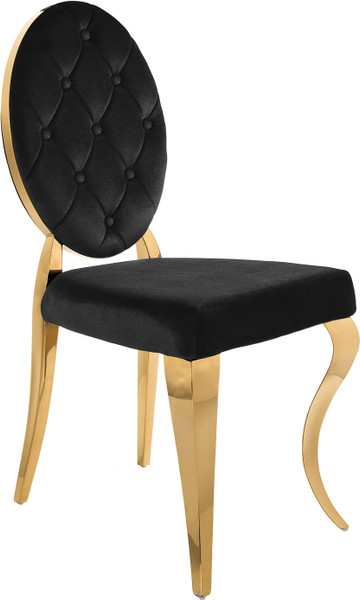 Изображение товара Стул Woodville Odda / 11643 (черный/золотой)