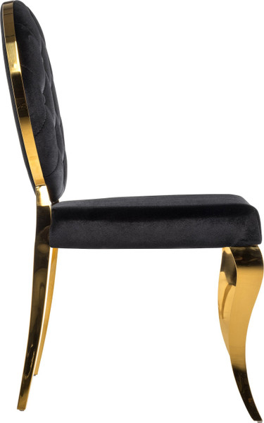 Изображение товара Стул Woodville Odda / 11643 (черный/золотой)