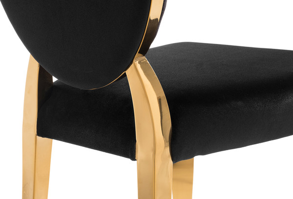 Изображение товара Стул Woodville Odda / 11643 (черный/золотой)