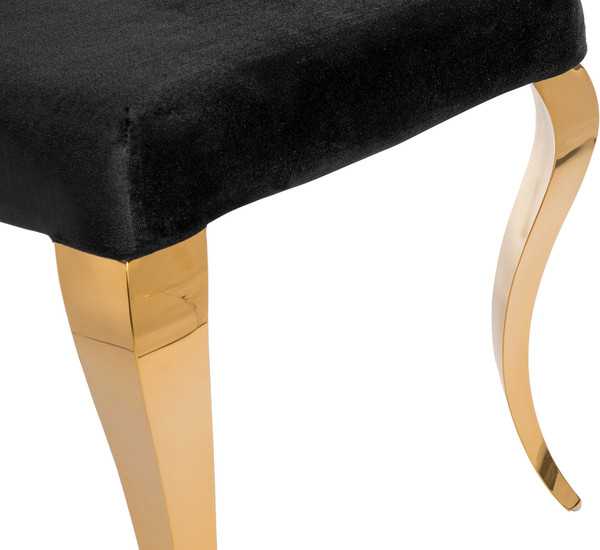 Изображение товара Стул Woodville Odda / 11643 (черный/золотой)