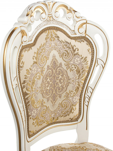 Изображение товара Стул Woodville Bronte / 253354 (молочный с патиной)