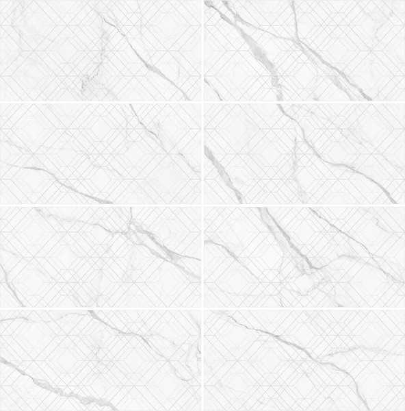 Изображение товара Декоративная плитка NewTrend Lims Light Rhomb DW36LMM00 (300x600)