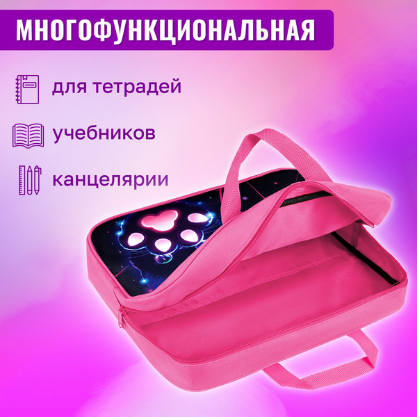 Изображение товара Папка-портфель Brauberg Pink Lava / 273299