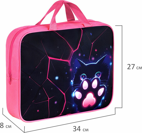 Изображение товара Папка-портфель Brauberg Pink Lava / 273299