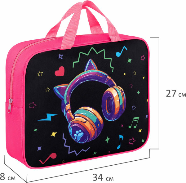 Изображение товара Папка-портфель Brauberg Headphones / 273302