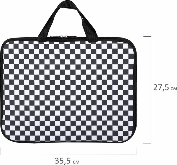 Изображение товара Папка-портфель Brauberg Black and White / 272172