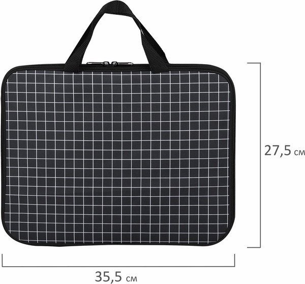 Изображение товара Папка-портфель Brauberg Checkered / 272173