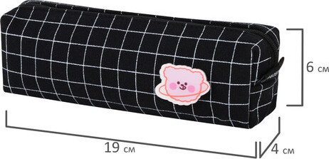 Изображение товара Пенал Brauberg Cute Bear / 272303 (черный)