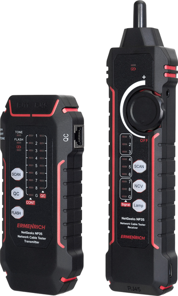 Изображение товара Кабельный тестер Ermenrich NetGeeks NP35 / 85302 (фиолетовый)