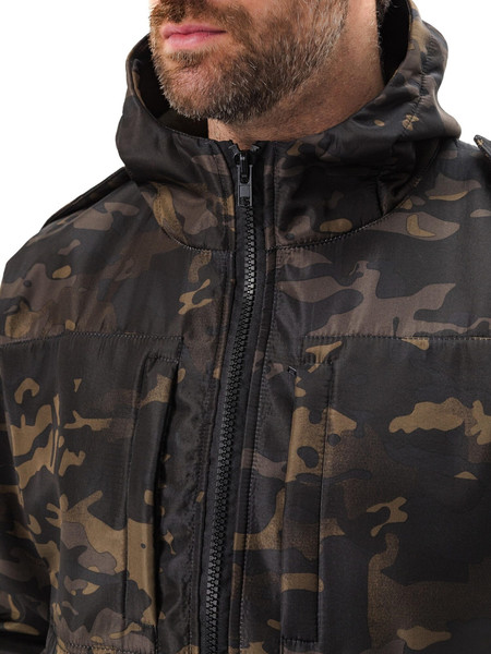 Изображение товара Костюм для охоты и рыбалки УРСУС Каскад кмф Мультикам черный Полофлис / КОС345 (р.48-50, 182-188)