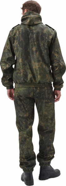 Изображение товара Костюм для охоты и рыбалки УРСУС Каскад кмф Соты зеленые Полофлис / КОС345 (р.56-58, 182-188)