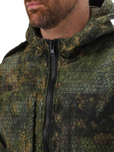 Изображение товара Костюм для охоты и рыбалки УРСУС Каскад кмф Соты зеленые Полофлис / КОС345 (р.56-58, 182-188)